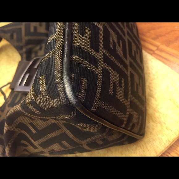 Fendi Brown Zucca Hobo Bag - Picture 4 of 8